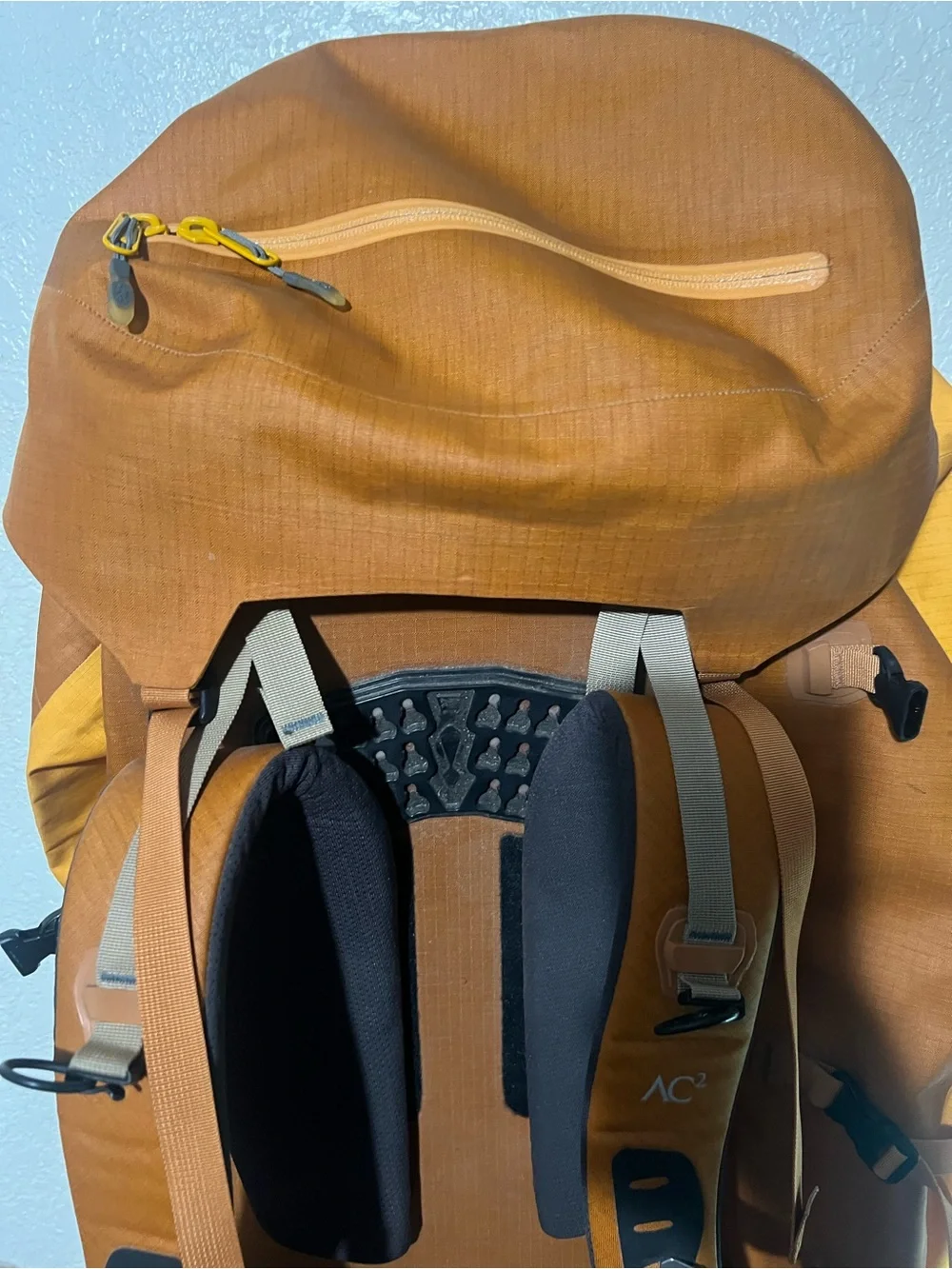 Arc'teryx Orange and Yellow Technical Expedition Backpack